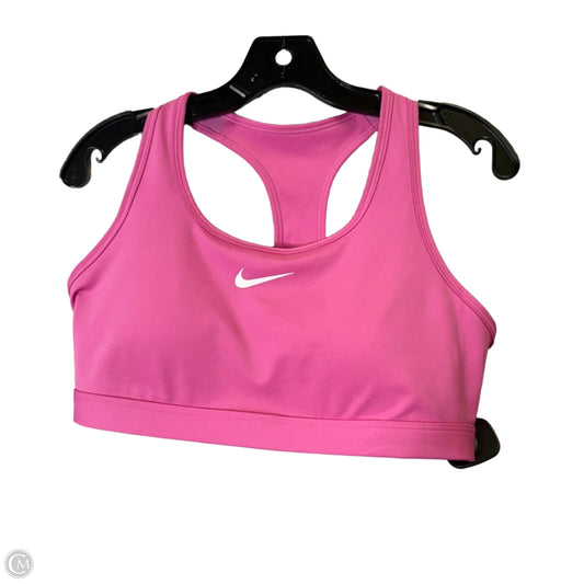 Athletic Bra By Nike Apparel In Pink, Size: L