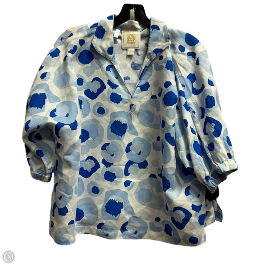 Top Short Sleeve By Cmb In Blue, Size: L