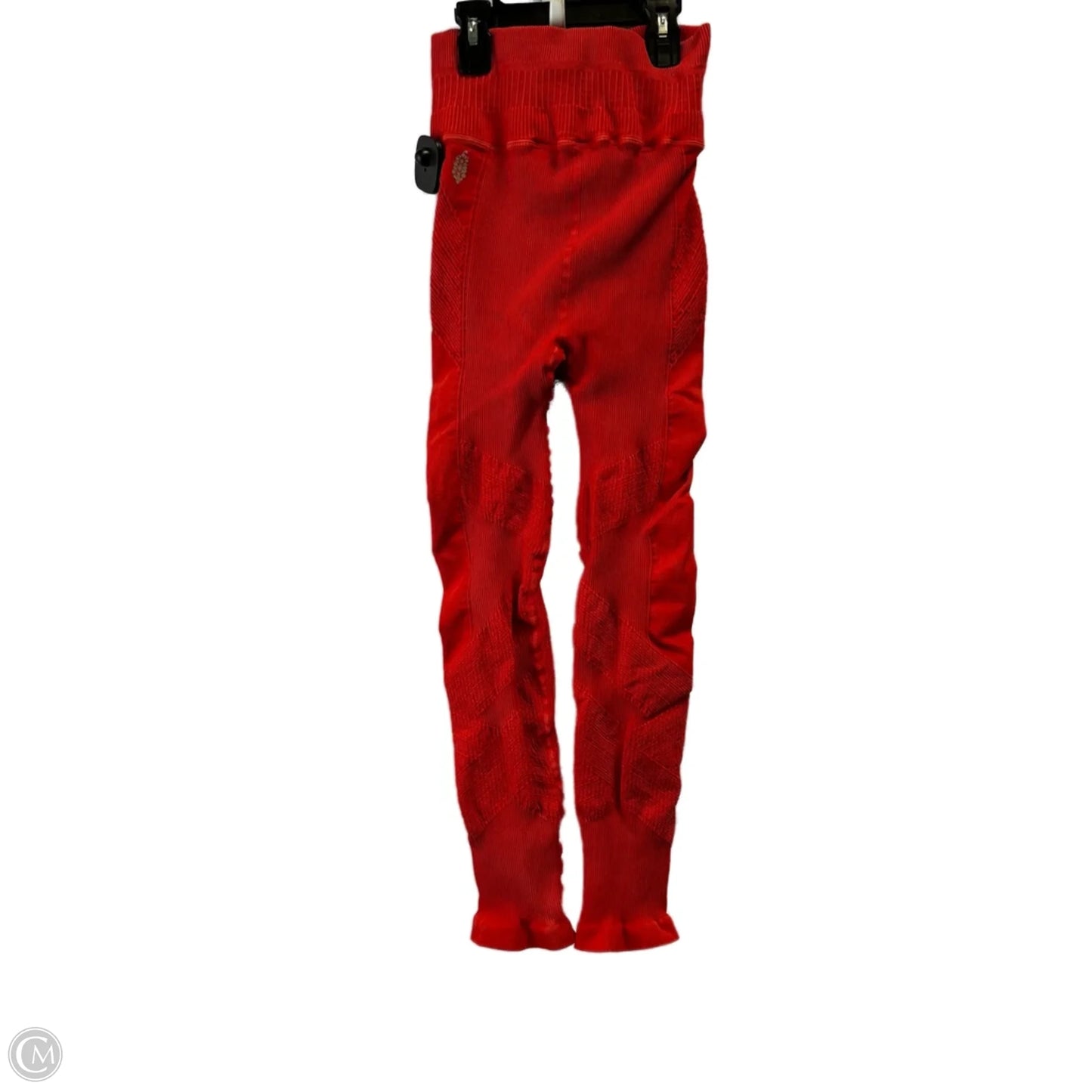 Athletic Leggings By Free People In Red, Size: M