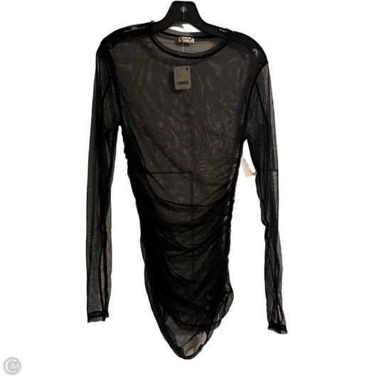 Top Long Sleeve By Free People In Black, Size: L