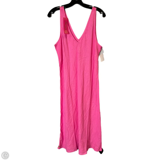 Dress Casual Midi By Lilly Pulitzer In Pink, Size: M
