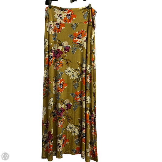 Dress Midi By Agnes & Dora In Floral Print, Size: Xl