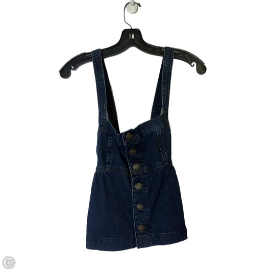 Top Sleeveless By American Eagle In Blue Denim, Size: S