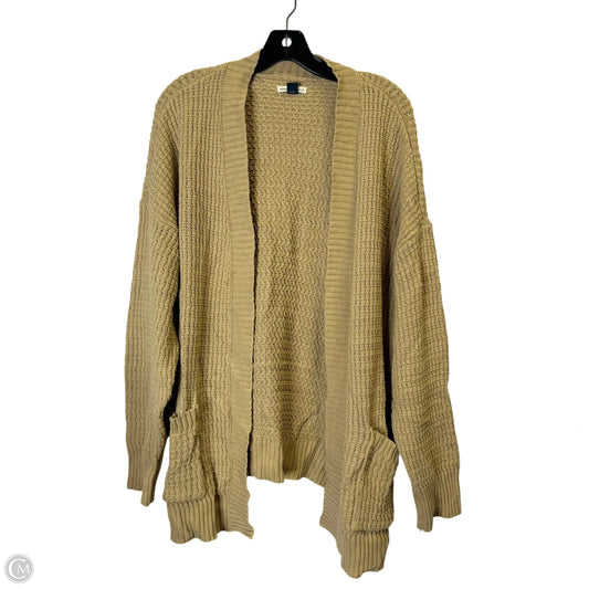 Sweater Cardigan By American Eagle In Brown, Size: L