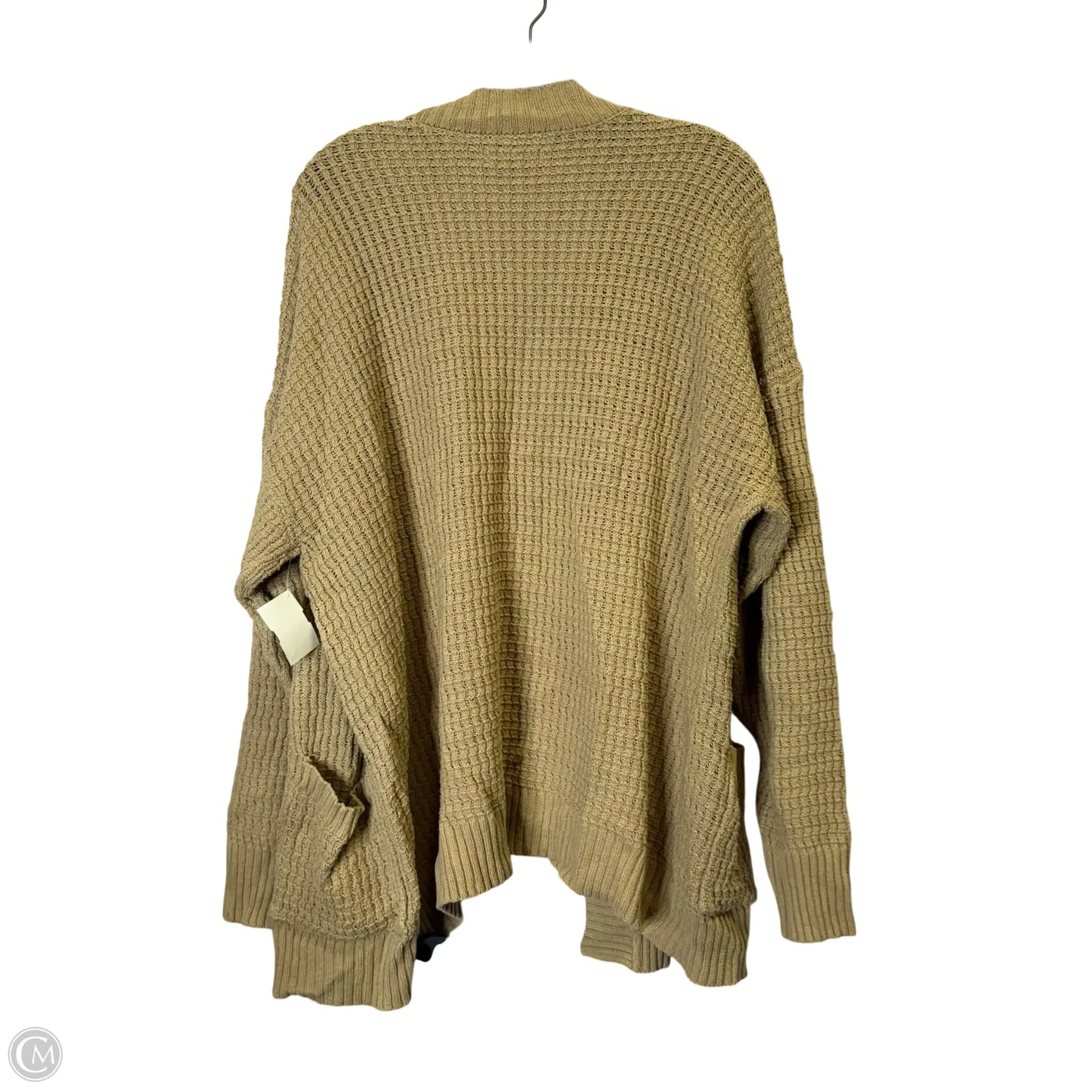 Sweater Cardigan By American Eagle In Brown, Size: L