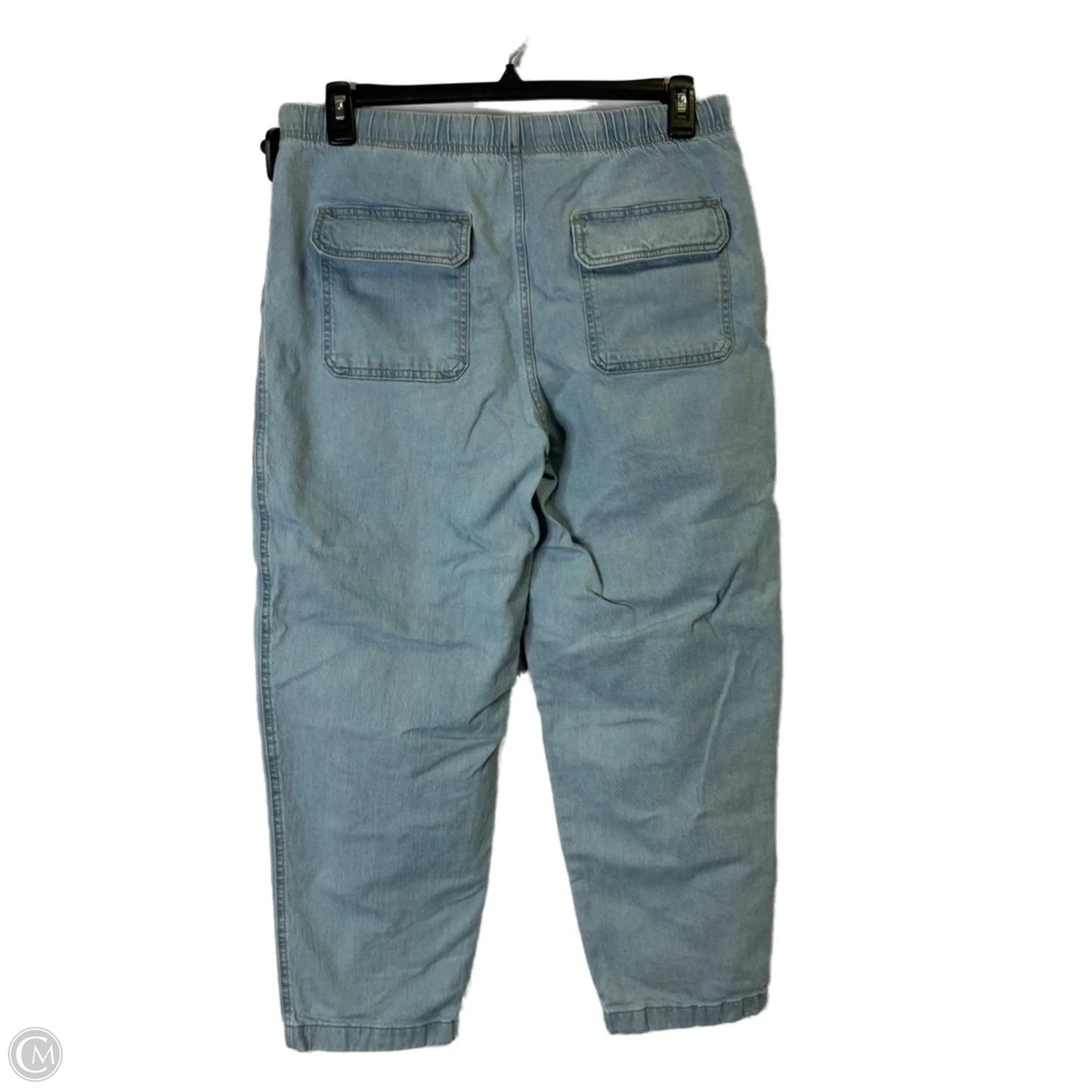 Jeans Straight By Banana Republic In Blue Denim, Size: M