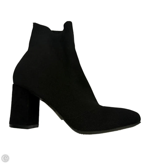 Boots Ankle Heels By Mia In Black, Size: 10
