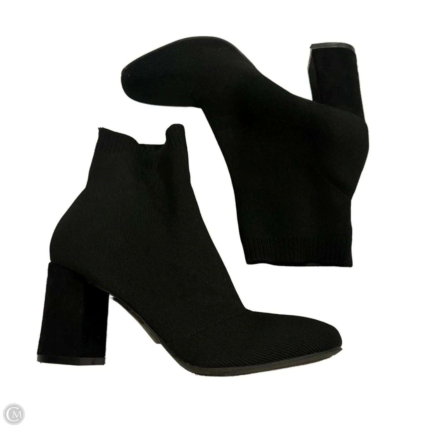 Boots Ankle Heels By Mia In Black, Size: 10