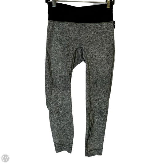 Athletic Leggings Capris By Lululemon In Grey, Size: 8