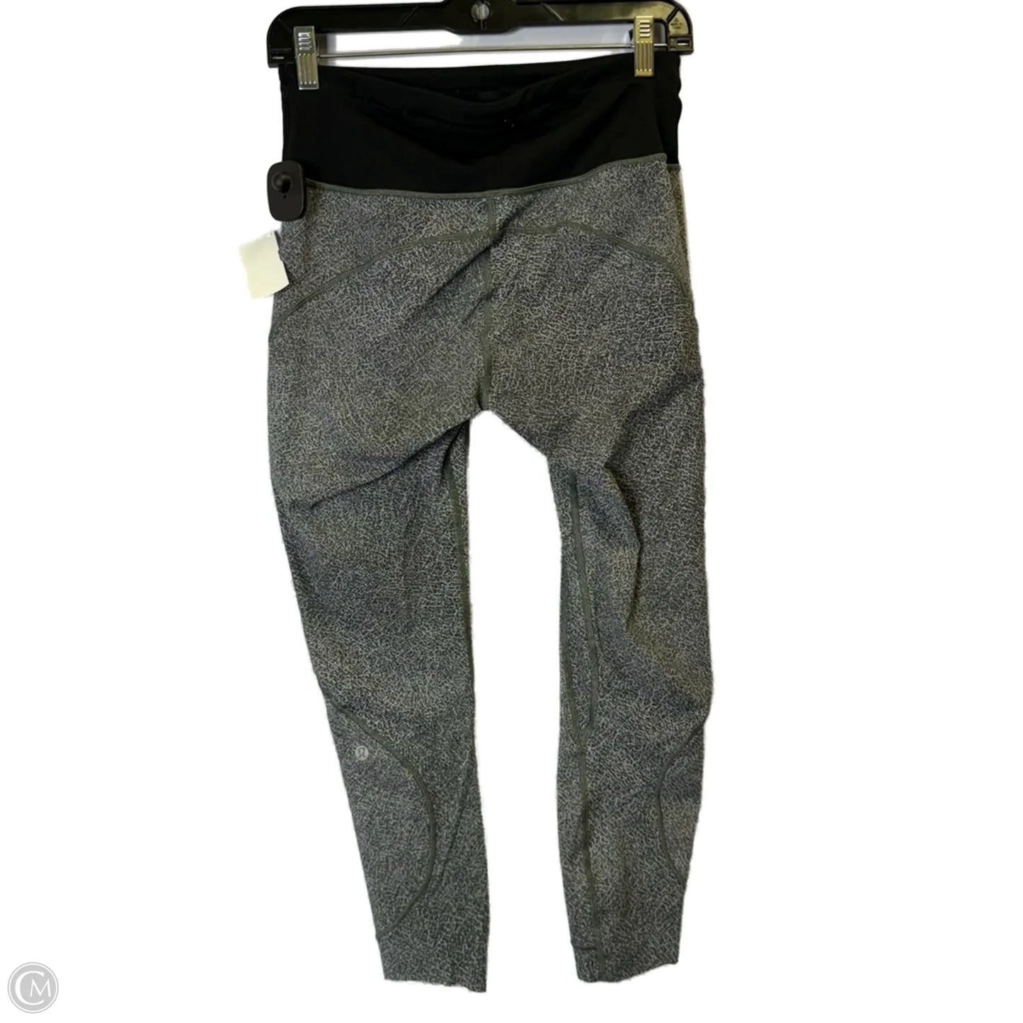 Athletic Leggings Capris By Lululemon In Grey, Size: 8