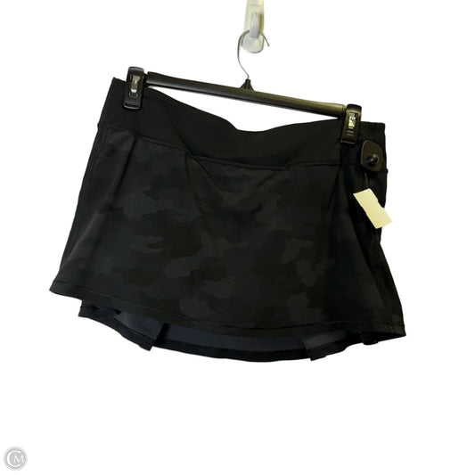 Athletic Skort By Lululemon In Black, Size: 12