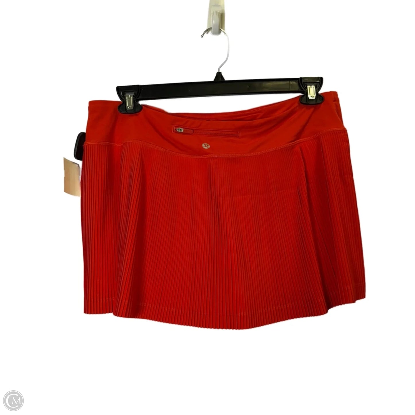 Athletic Skort By Lululemon In Red, Size: 12
