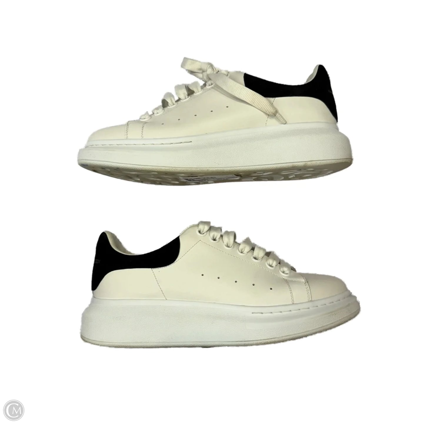 Shoes Luxury Designer By Alexander Mcqueen In White, Size: 9