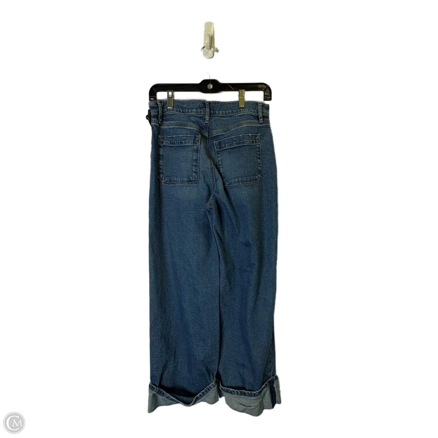 Jeans Wide Leg By Loft In Blue Denim, Size: 2