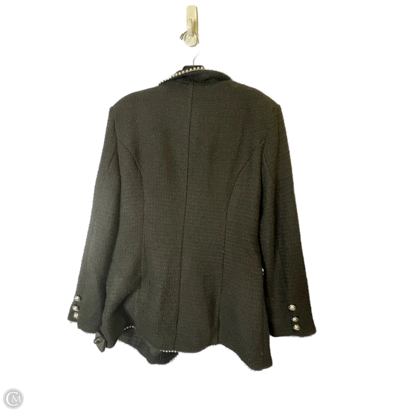 Blazer By Clothes Mentor In Black, Size: M