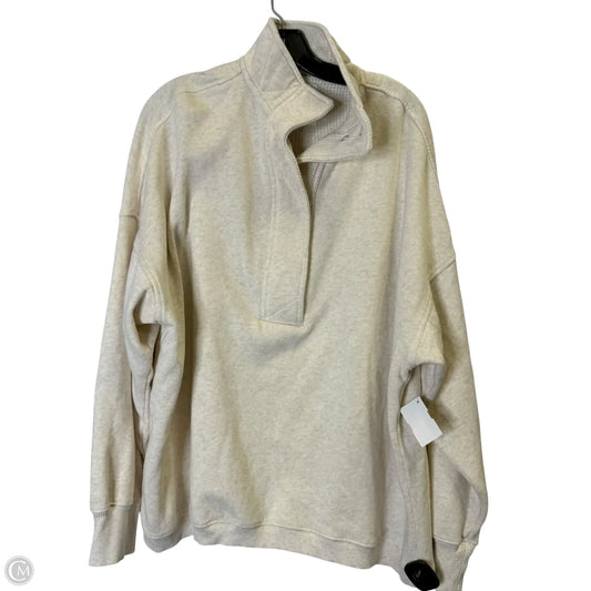 Sweatshirt Collar By Aerie In Cream, Size: L
