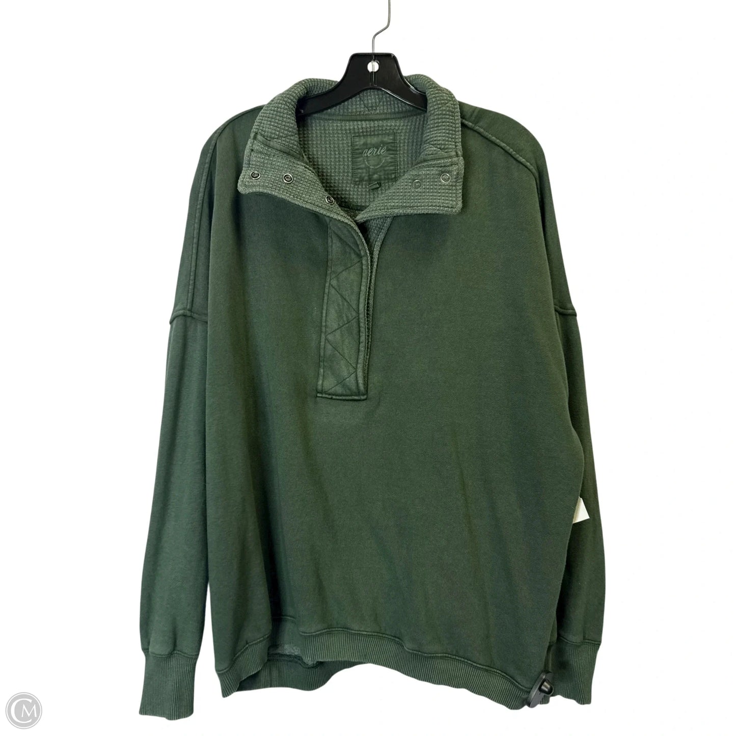 Sweatshirt Collar By Aerie In Green, Size: L