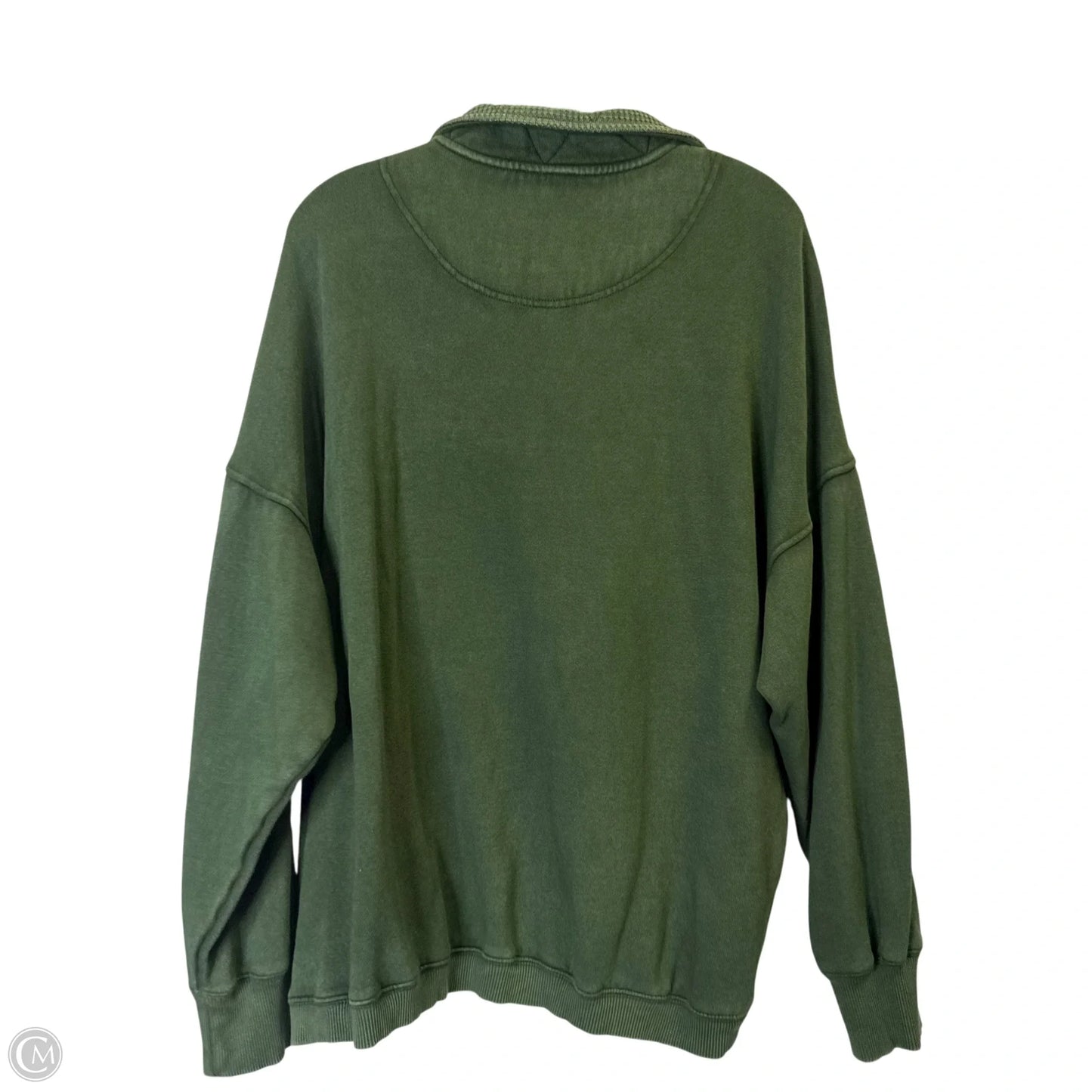 Sweatshirt Collar By Aerie In Green, Size: L