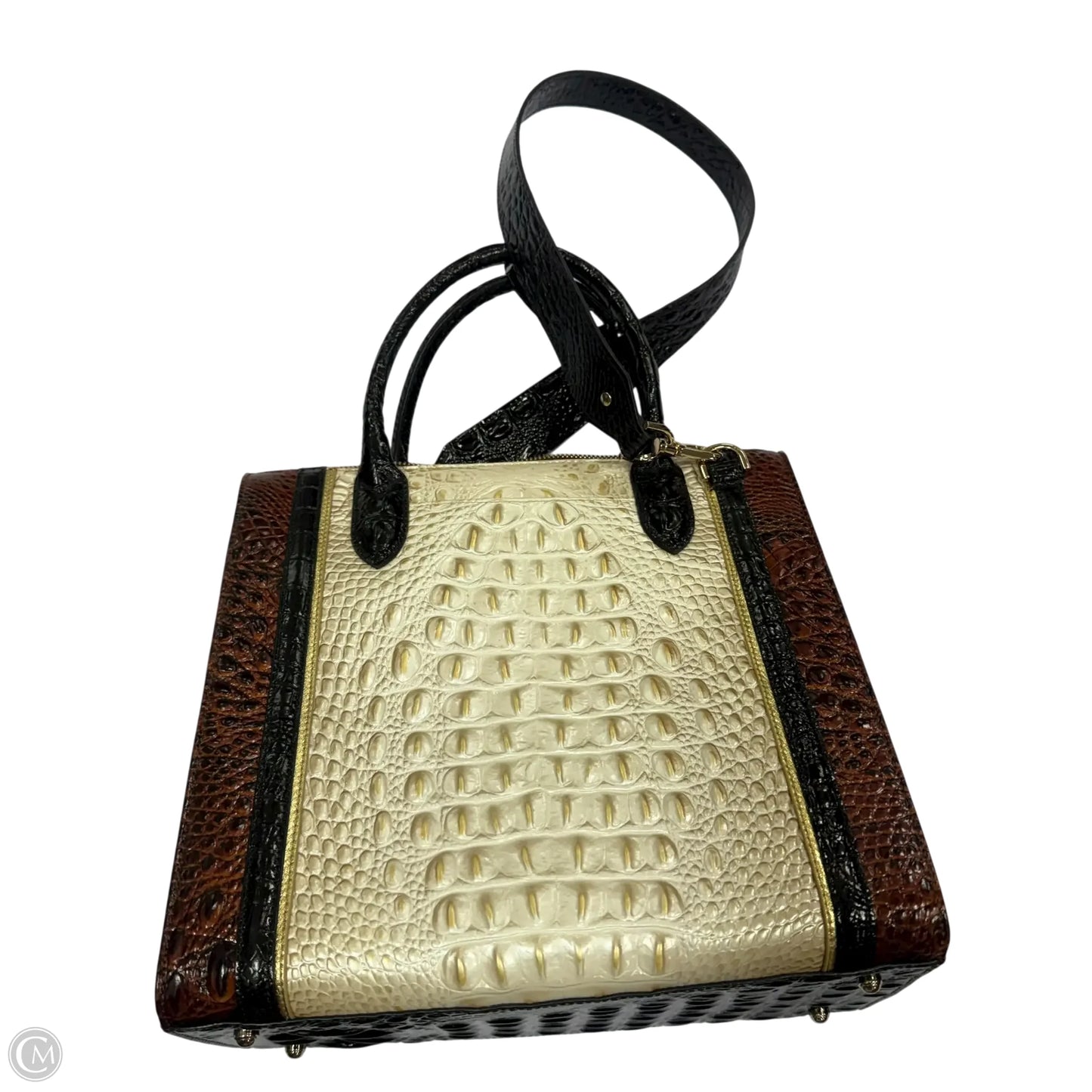Handbag Designer By Brahmin, Size: Large