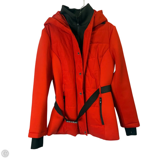 Coat Puffer & Quilted By Cmb In Red, Size: L
