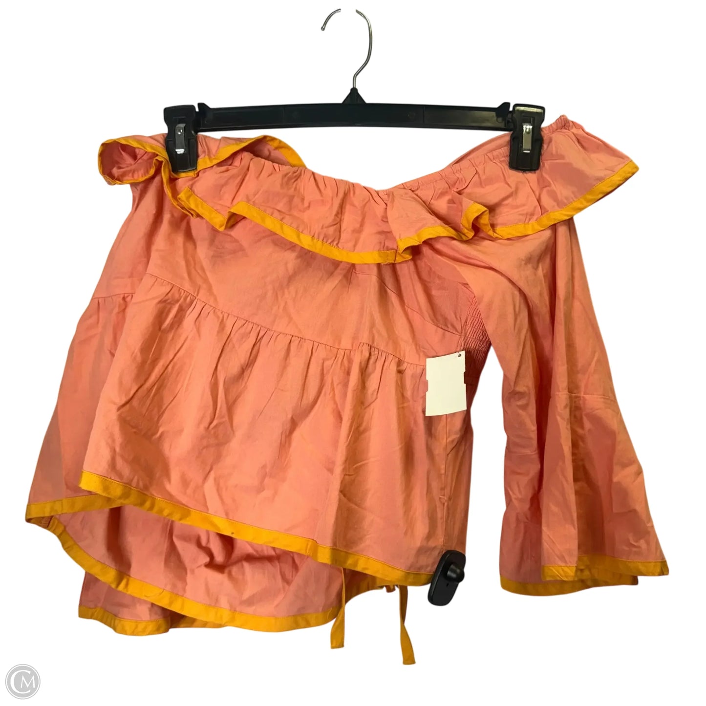 Top Long Sleeve By Maeve In Peach, Size: M