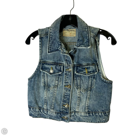 Vest Other By We The Free In Blue Denim, Size: Xs