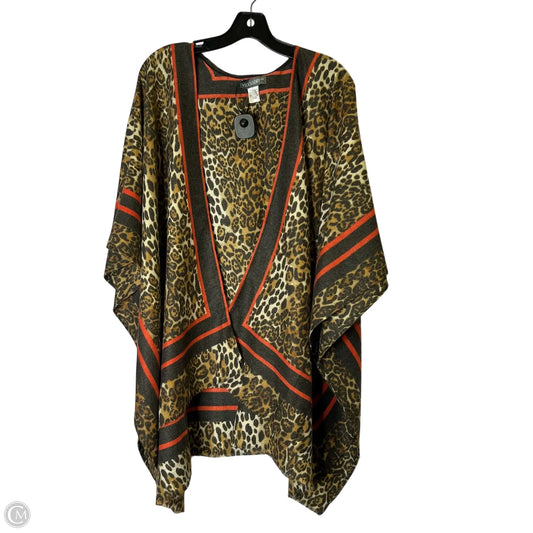 Shawl By Clothes Mentor In Animal Print, Size: Osfm
