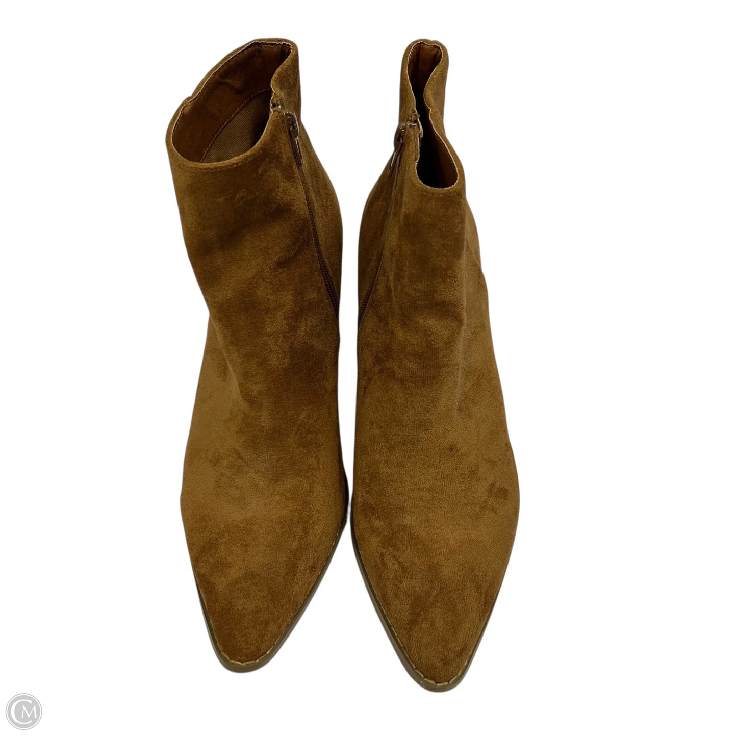 Boots Ankle Heels By Lulus In Brown, Size: 10