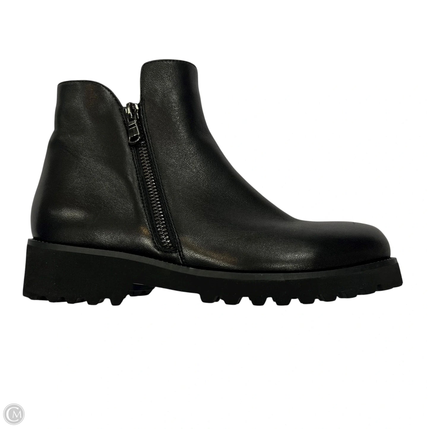 Boots Ankle Flats By Vaneli In Black, Size: 7