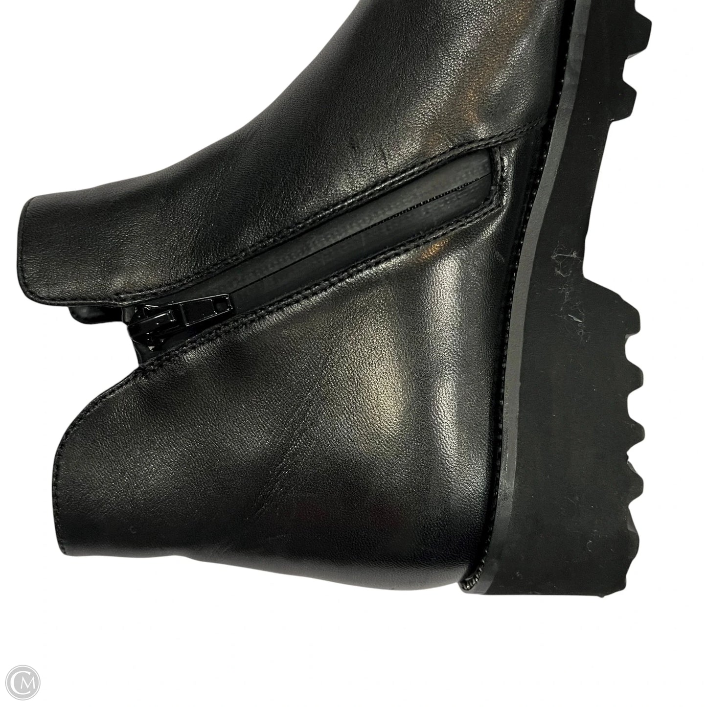 Boots Ankle Flats By Vaneli In Black, Size: 7