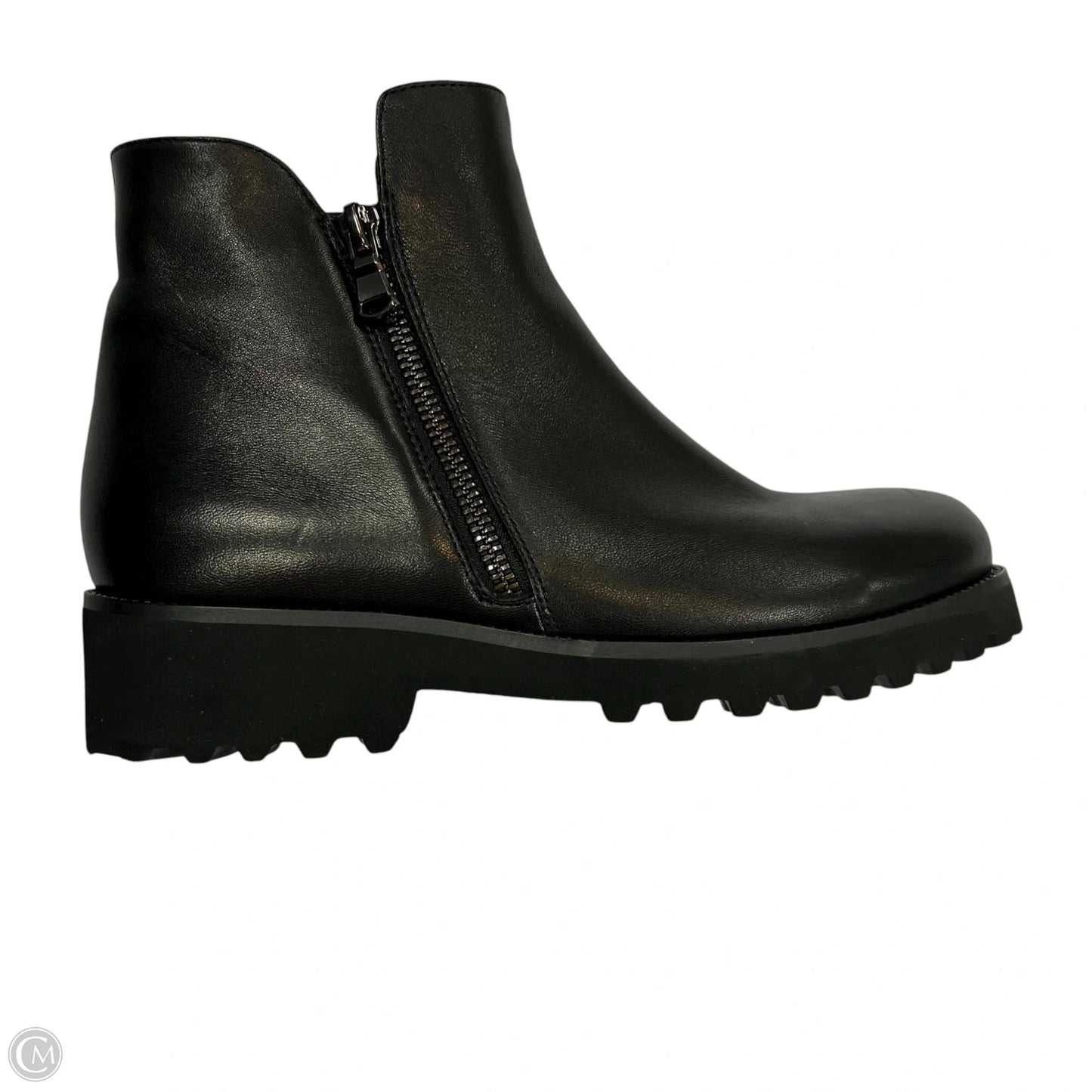 Boots Ankle Flats By Vaneli In Black, Size: 7