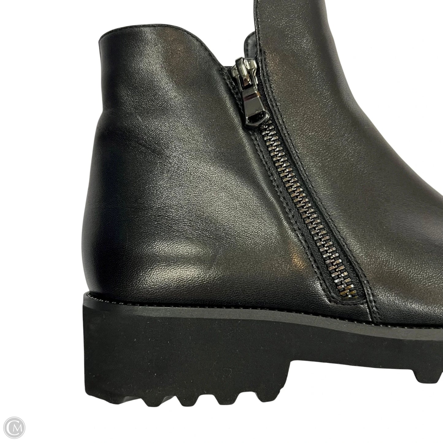 Boots Ankle Flats By Vaneli In Black, Size: 7