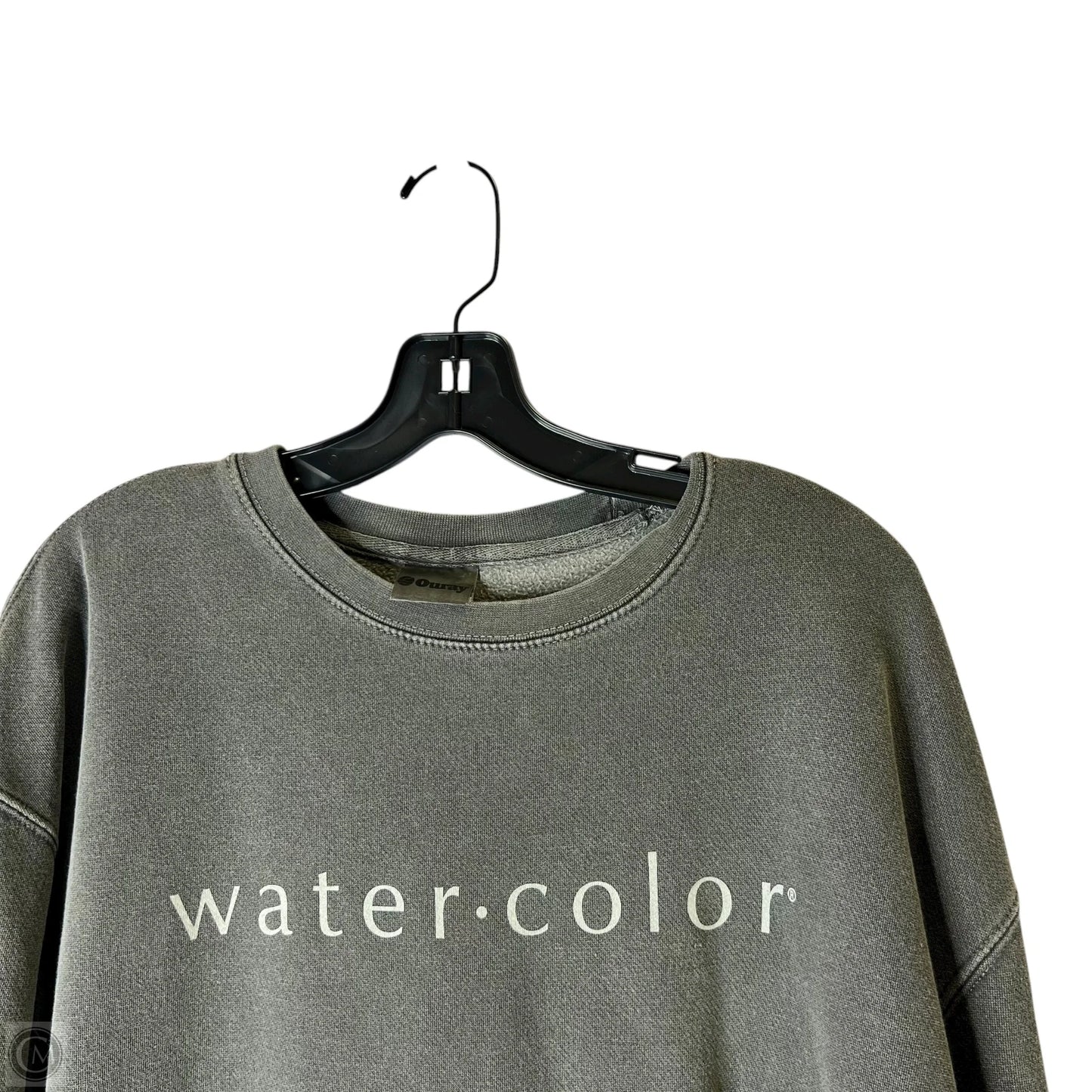 Sweatshirt Crewneck By Clothes Mentor In Grey, Size: Xxl