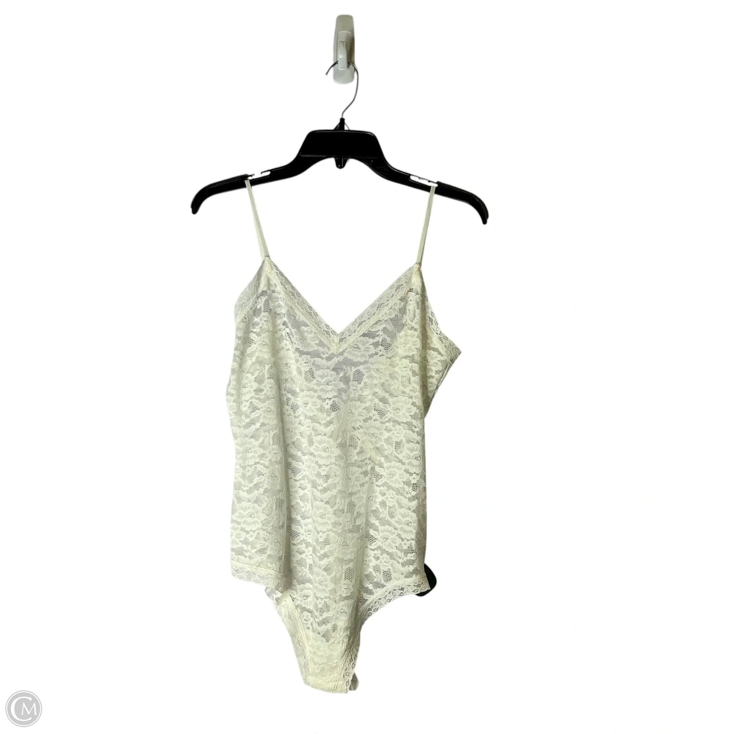 Bodysuit By Anthropologie In White, Size: L