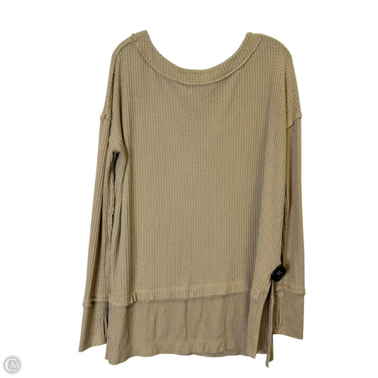 Top Long Sleeve By We The Free In Cream, Size: S