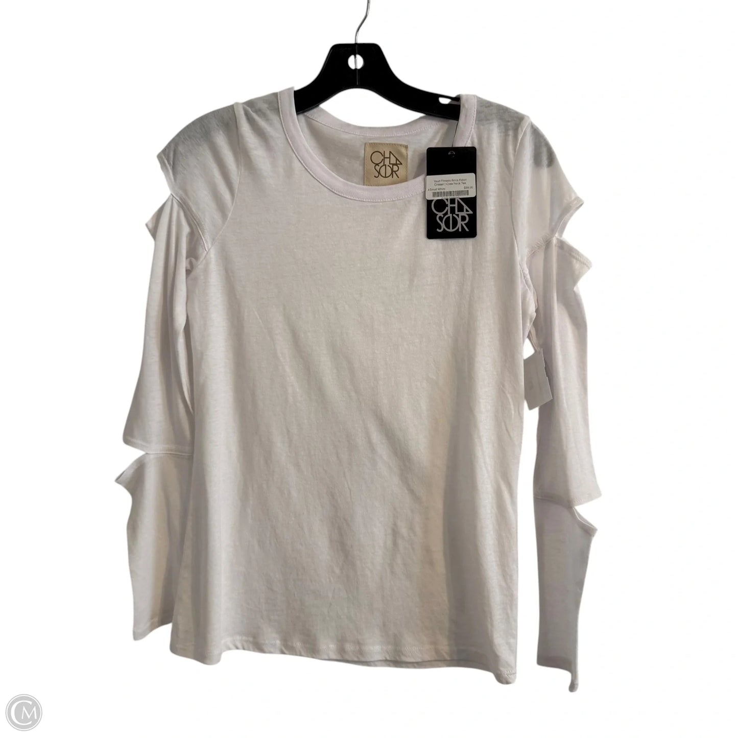 Top Long Sleeve By Chaser In White, Size: Xs