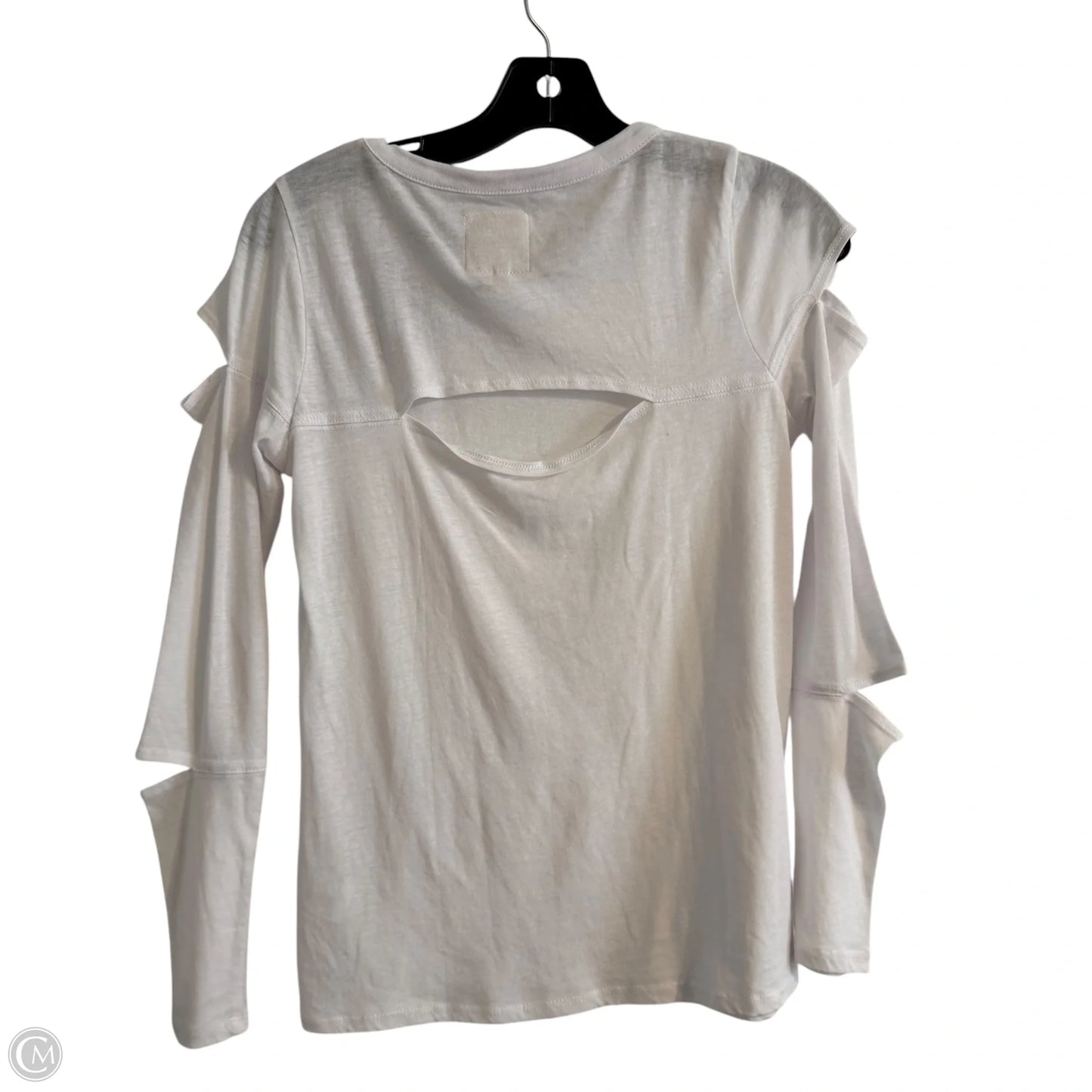 Top Long Sleeve By Chaser In White, Size: Xs