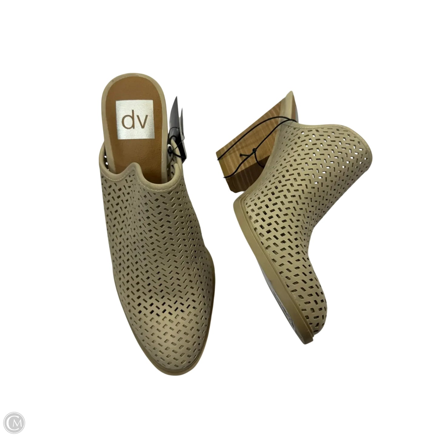 Shoes Heels Block By Dv In Cream, Size: 7