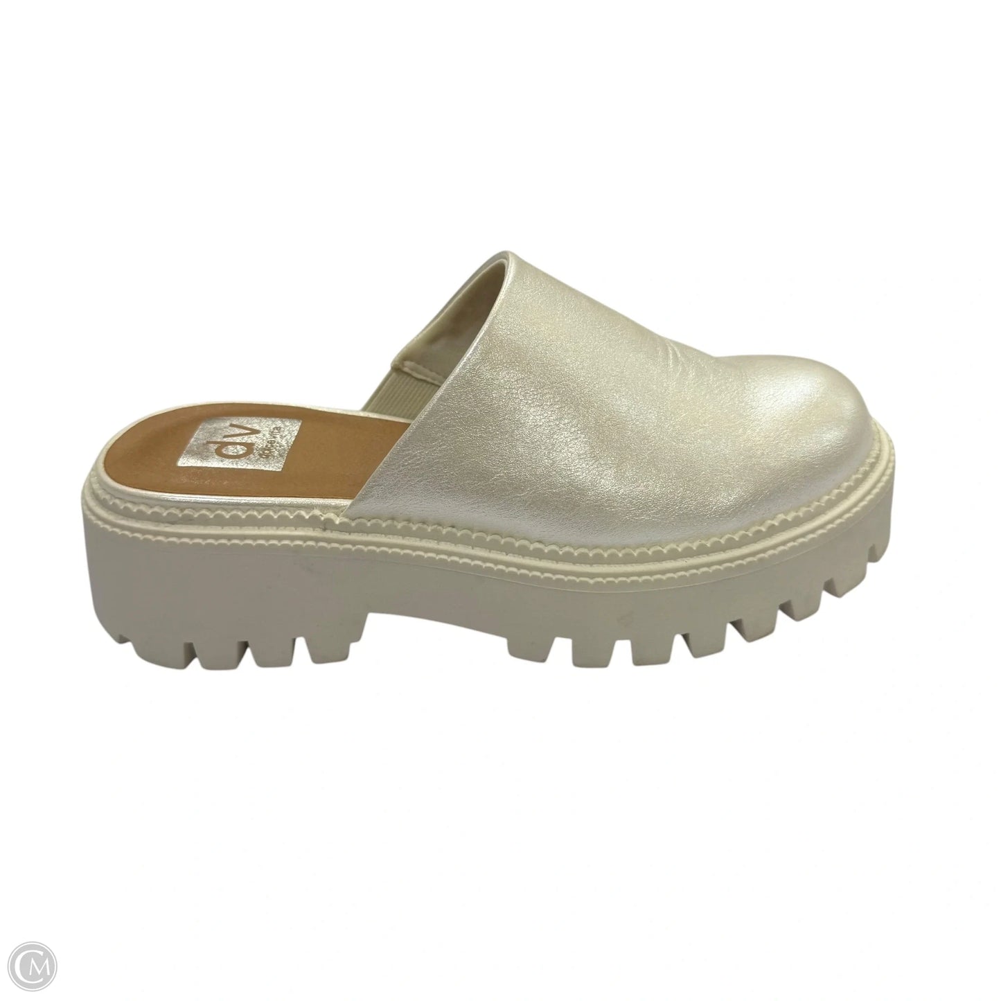 Shoes Heels Platform By Dv In Silver, Size: 6.5