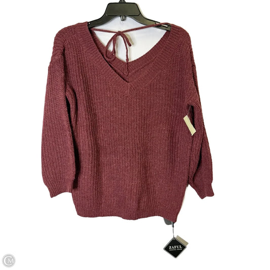 Sweater By Zaful In Red, Size: L