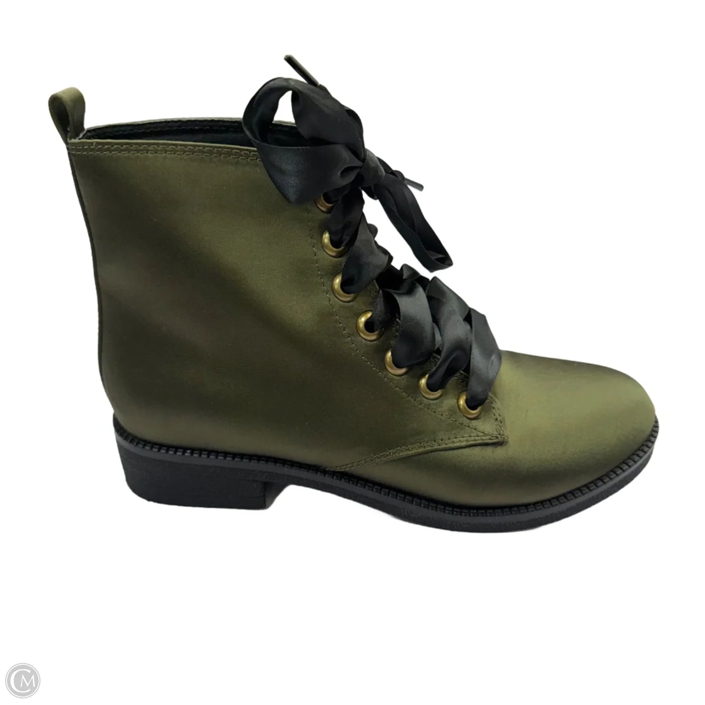 Boots Combat By Dirty Laundry In Green, Size: 7.5