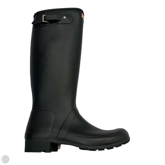 Boots Rain By Hunter In Navy, Size: 8