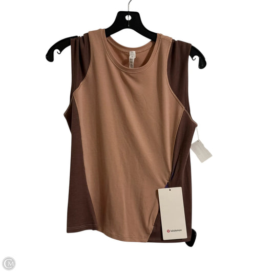 Athletic Tank Top By Lululemon In Brown, Size: S