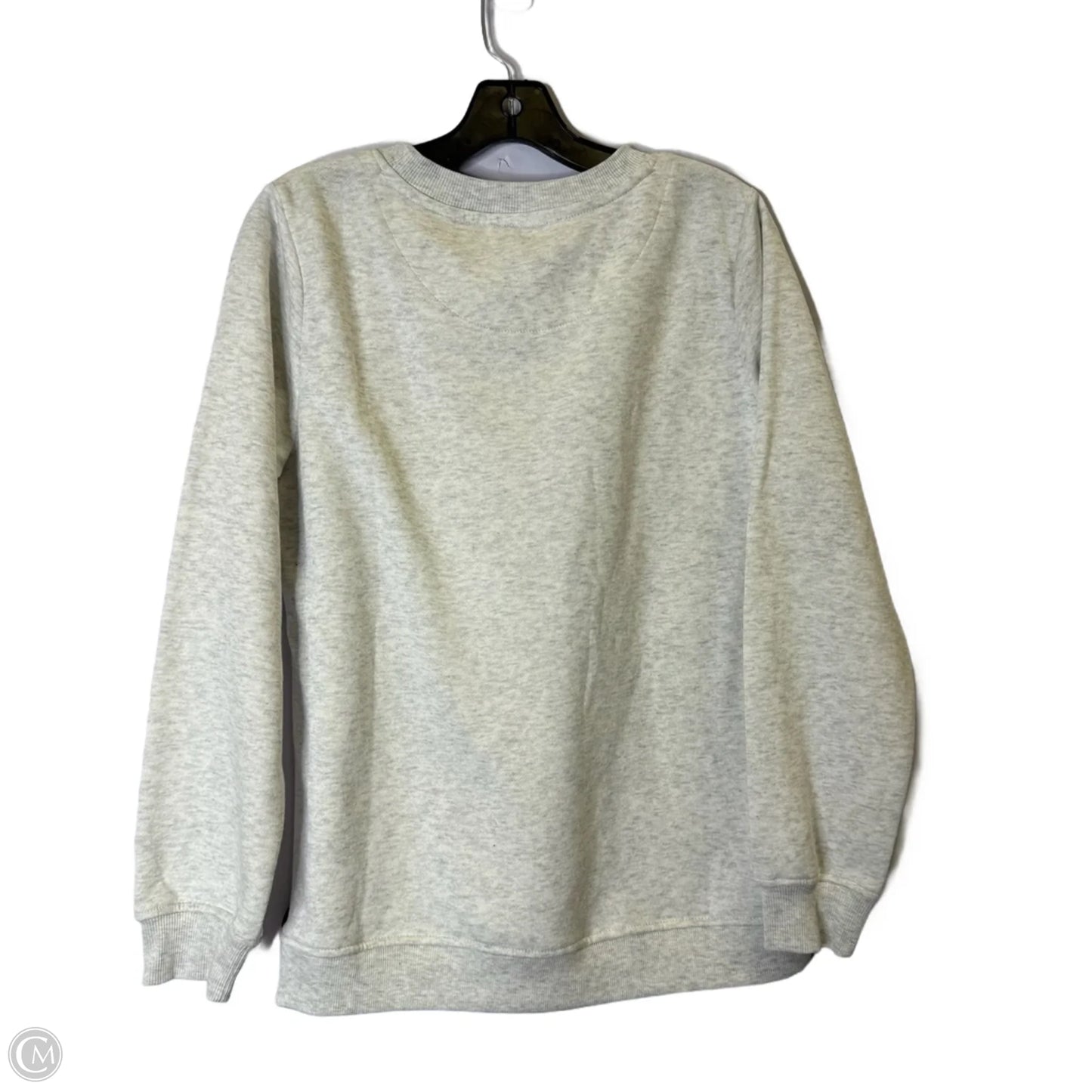 Sweatshirt Crewneck By Clothes Mentor In Grey, Size: M