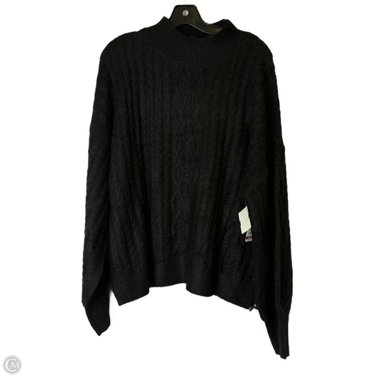 Sweater By Vince Camuto In Black, Size: Xxl