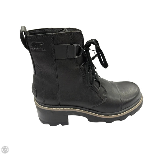 Boots Ankle Heels By Sorel In Black, Size: 10