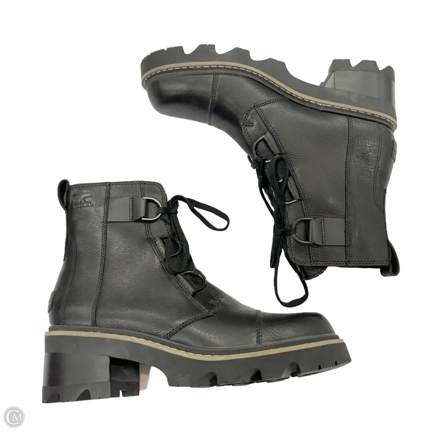 Boots Ankle Heels By Sorel In Black, Size: 10