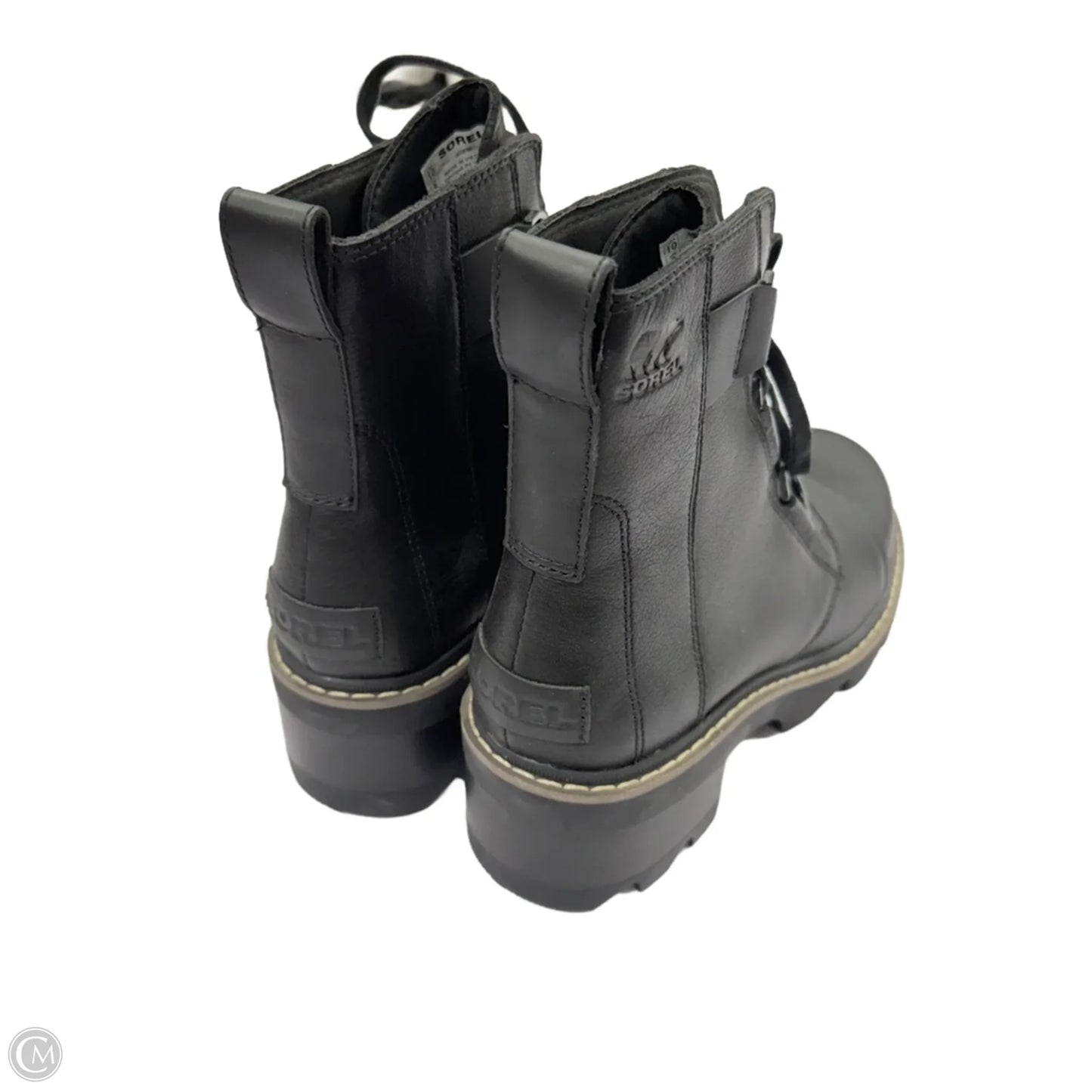Boots Ankle Heels By Sorel In Black, Size: 10
