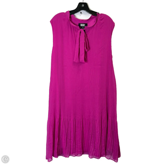 Dress Casual Short By Dkny In Purple, Size: 22