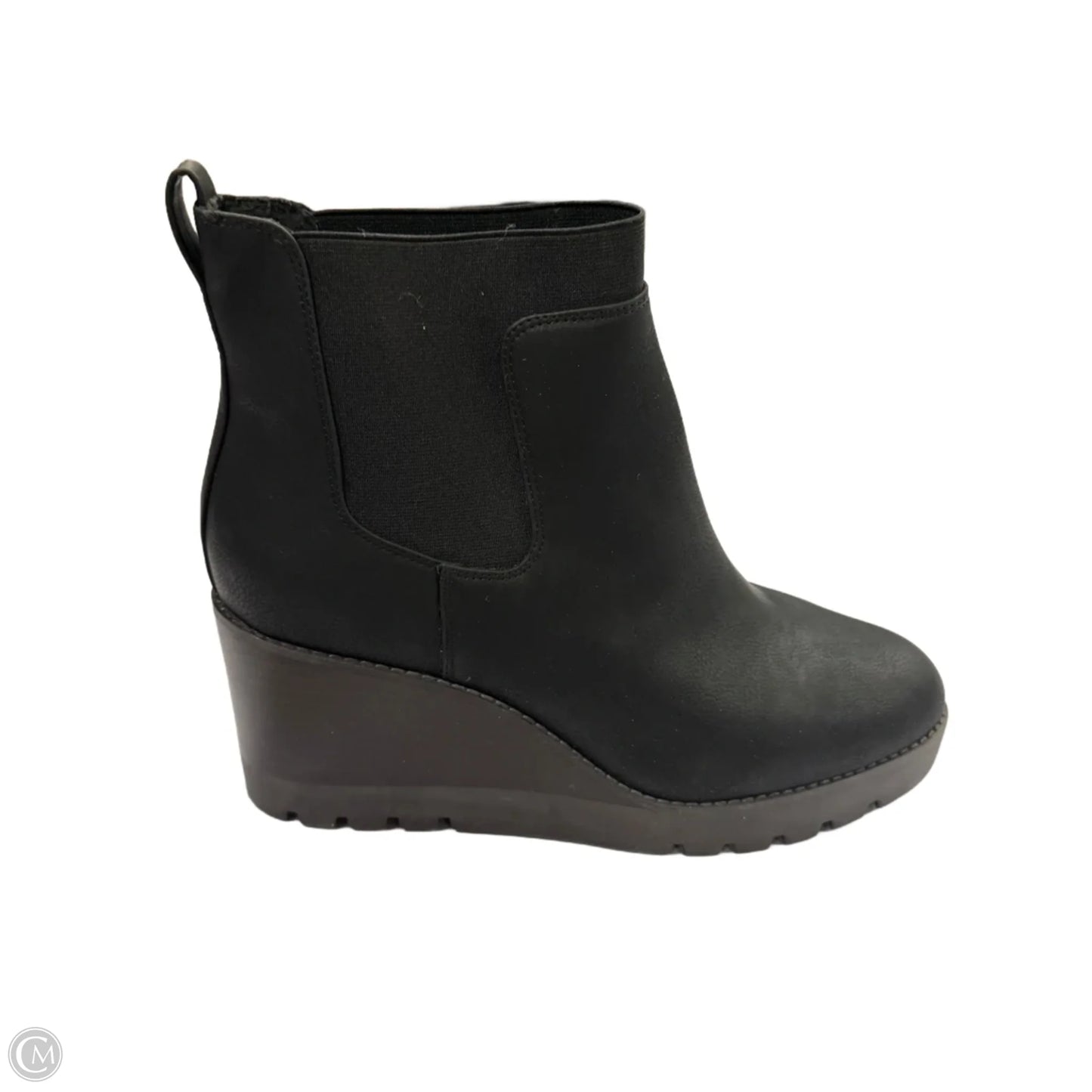 Boots Ankle Heels By Crown Vintage In Black, Size: 10